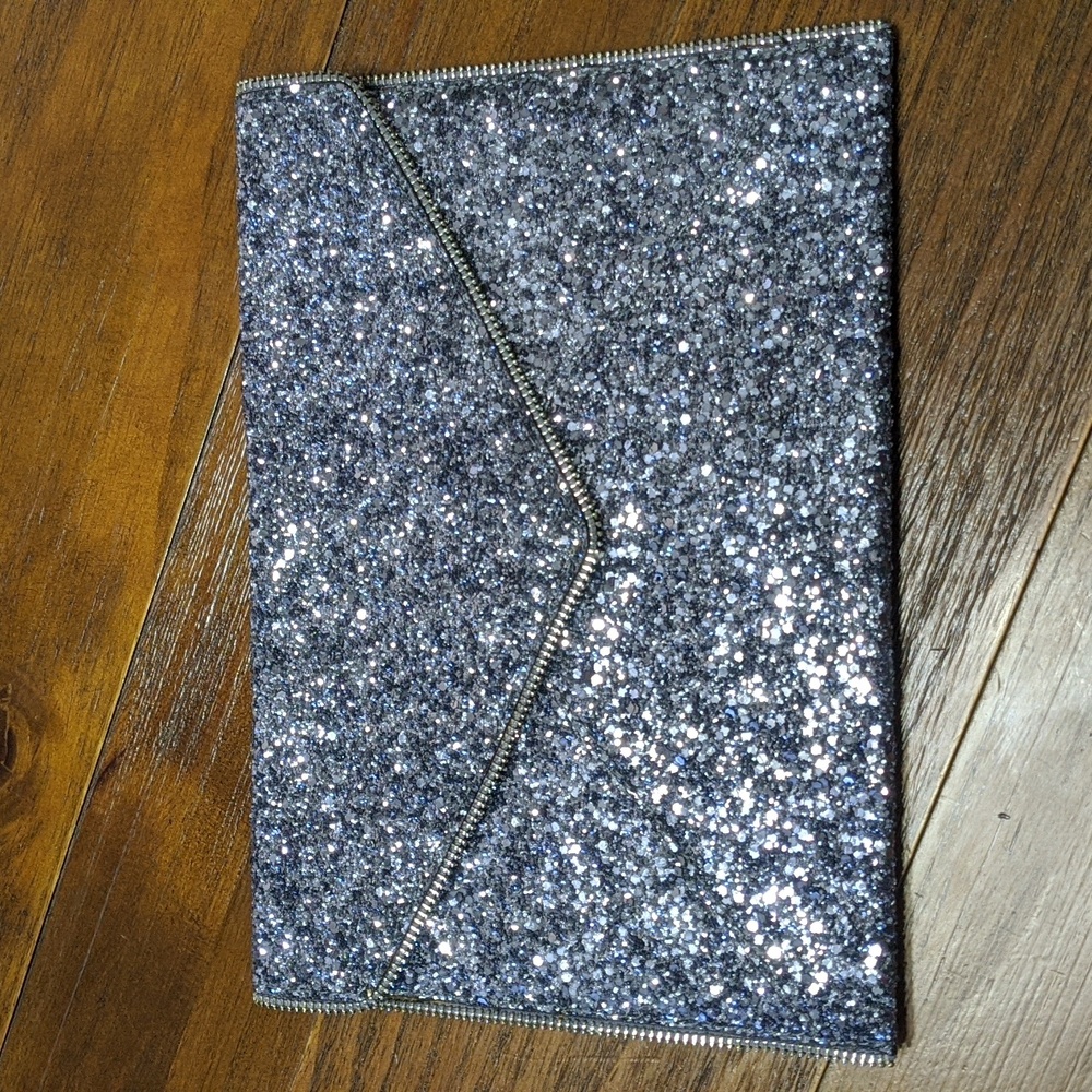 Rebecca Minkoff Glitter Leo Envelope Clutch